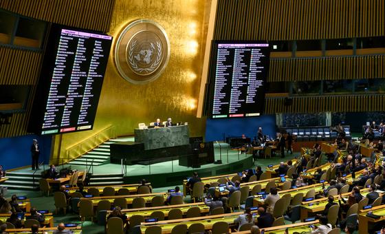 Un an après l’invasion de l’Ukraine, l’ONU exige le retrait des forces russes